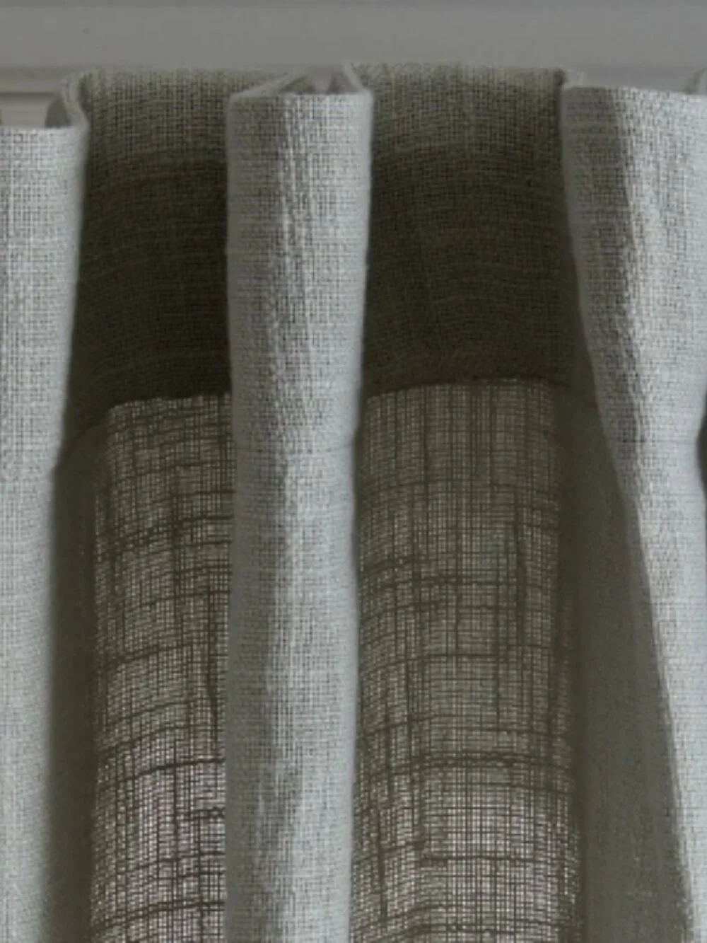 Quince Cotton Sheer Curtain Set (Set of 2) - Grey 48x96 inches